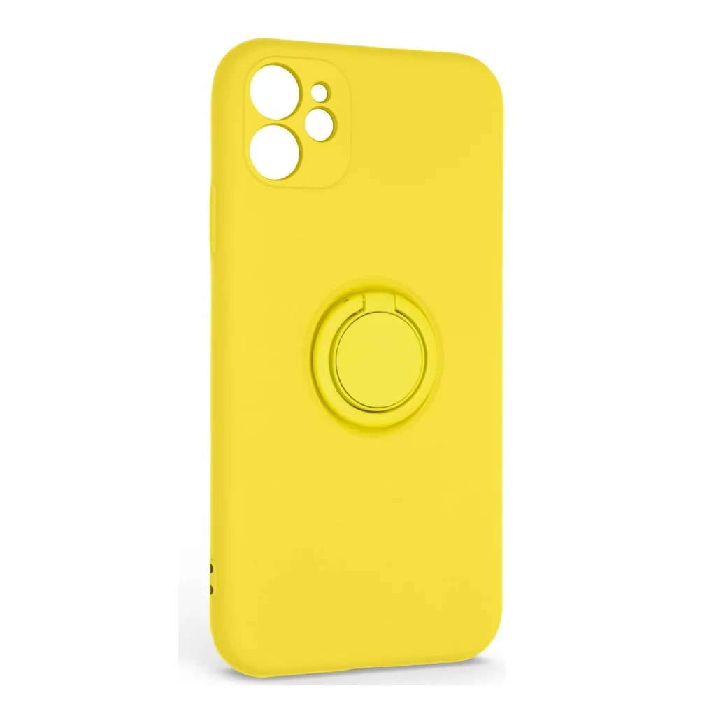Чохол до мобільного телефона Armorstandart Icon Ring Apple iPhone 11 Yellow (ARM68645)