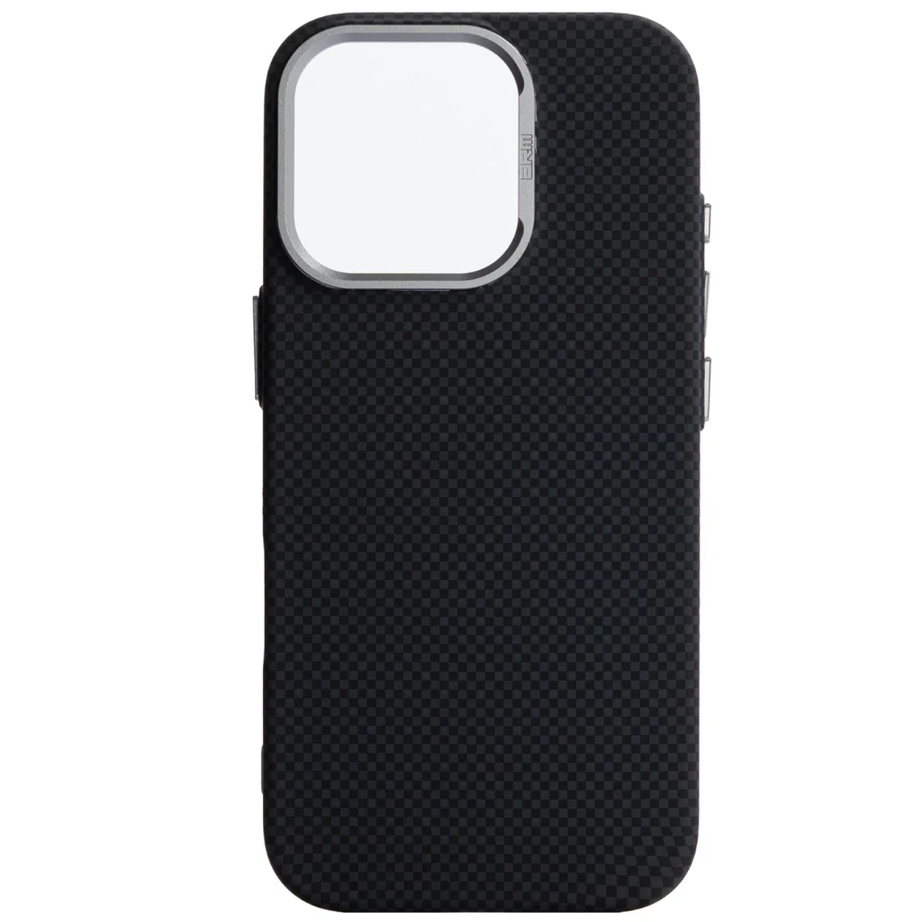 Чохол до мобільного телефона Armorstandart LikeCarbon2 MagCase Apple iPhone 15 Pro Kevlar Black (ARM88589)