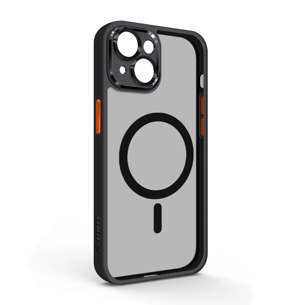 Чохол до мобільного телефона Armorstandart Unit MagSafe SE Apple iPhone 15 Plus Black Orange (ARM75364)