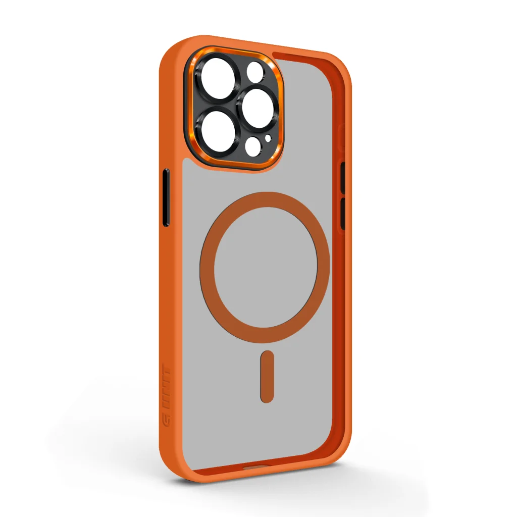 Чохол до мобільного телефона Armorstandart Unit MagSafe SE Apple iPhone 15 Pro Max Orange Black (ARM75372)
