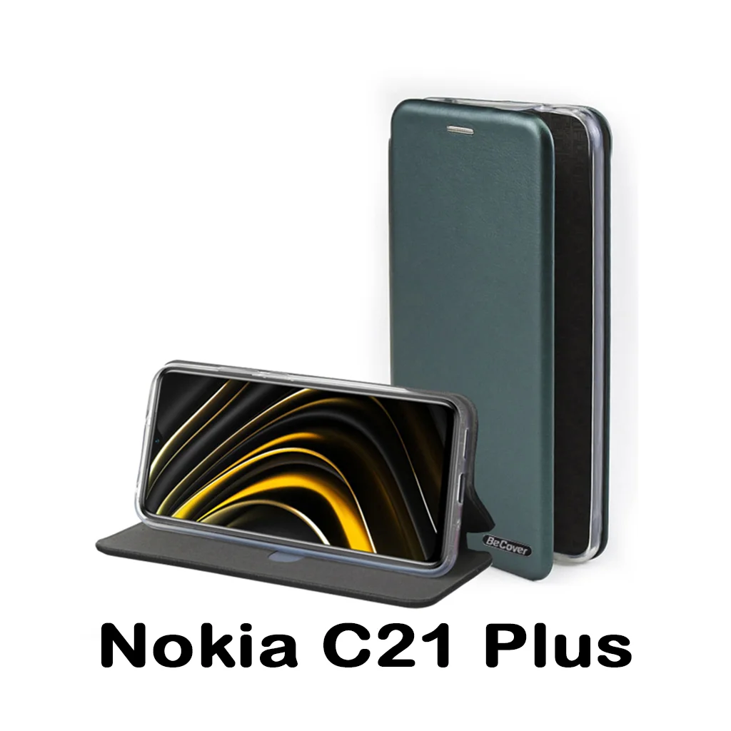 Чохол до мобільного телефона BeCover Exclusive Nokia C21 Plus Dark Green (707919)