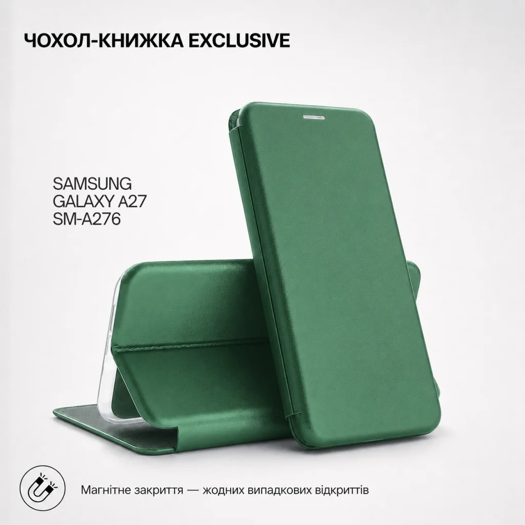 Чохол до мобільного телефона BeCover Exclusive Samsung Galaxy A27 SM-A276 Dark Green (715686)