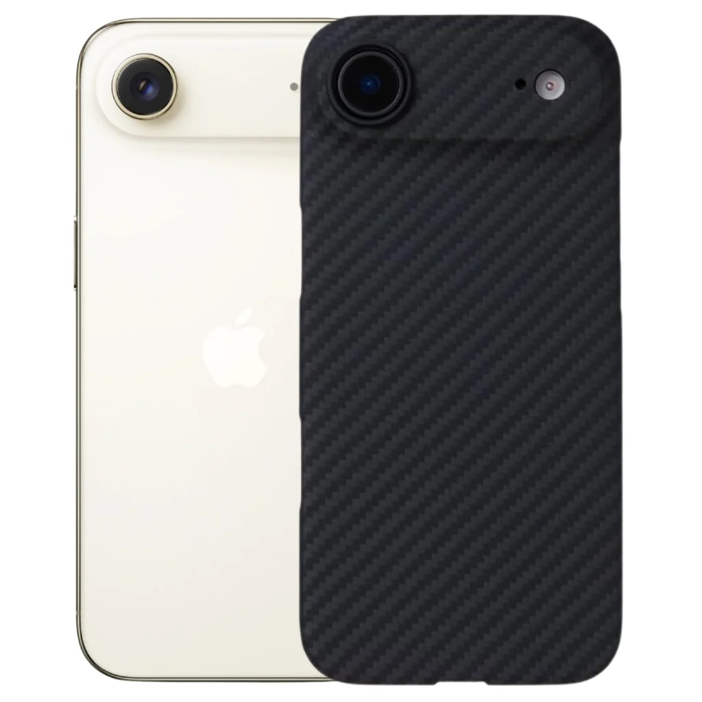 Чохол до мобільного телефона BeCover FIBRA Carbonite MagSafe Apple iPhone 17 Air Black (715407)