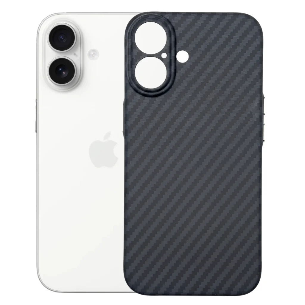 Чохол до мобільного телефона BeCover FIBRA Carbonite MagSafe Apple iPhone 17 Black (715406)