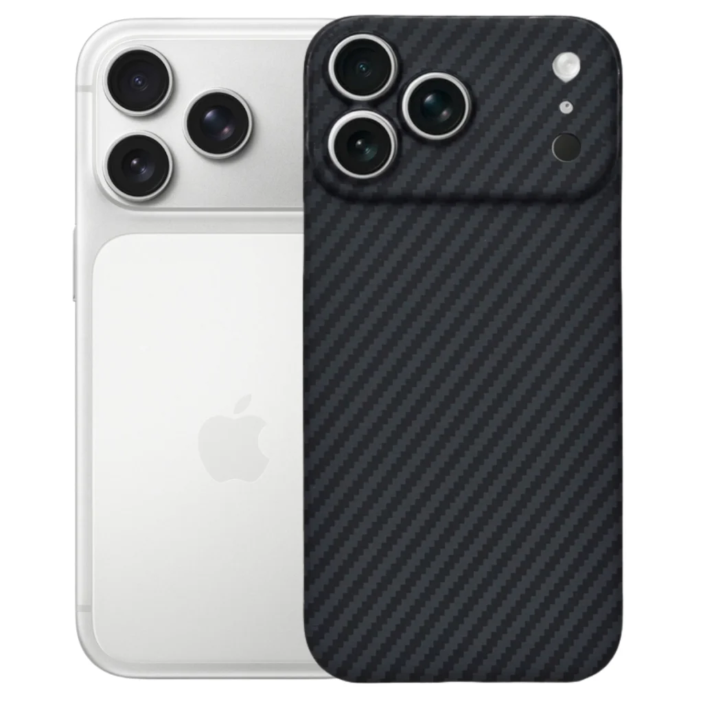 Чохол до мобільного телефона BeCover FIBRA Carbonite MagSafe Apple iPhone 17 Pro Max Black (715410)