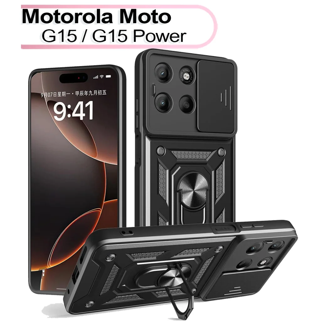 Чохол до мобільного телефона BeCover Military Motorola Moto G15 / G15 Power Black (713530)
