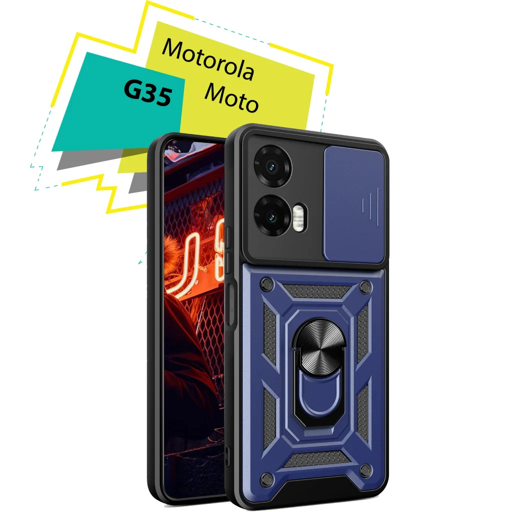 Чохол до мобільного телефона BeCover Military Motorola Moto G35 Blue (713090)