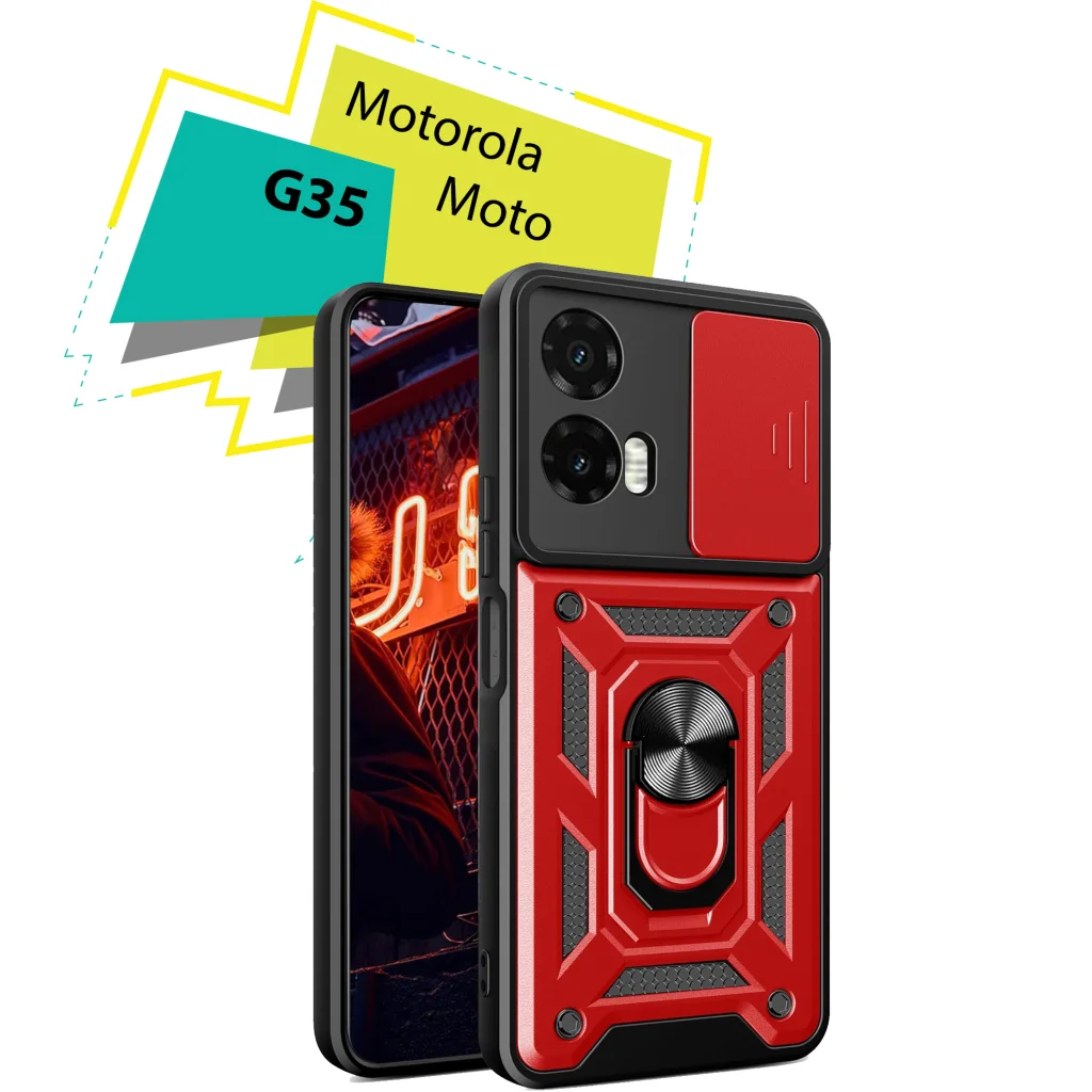 Чохол до мобільного телефона BeCover Military Motorola Moto G35 Red (713092)