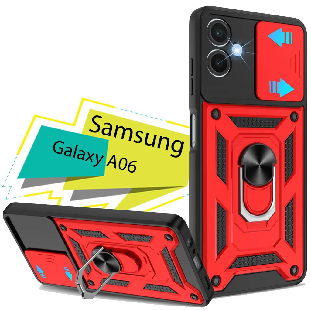 Чохол до мобільного телефона BeCover Military Samsung Galaxy A06 SM-A065 Red (713068)