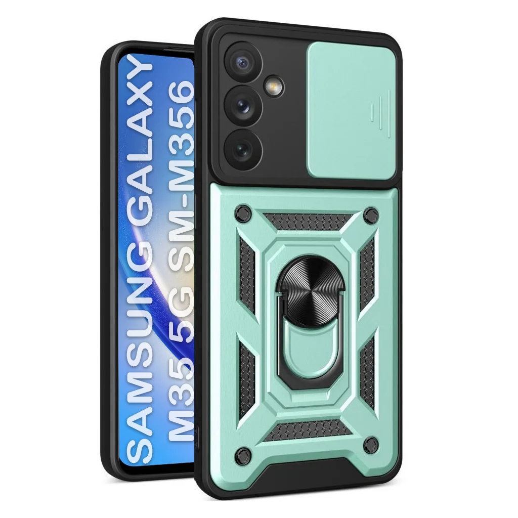 Чохол до мобільного телефона BeCover Military Samsung Galaxy M35 5G SM-M356 Dark Green (711543)