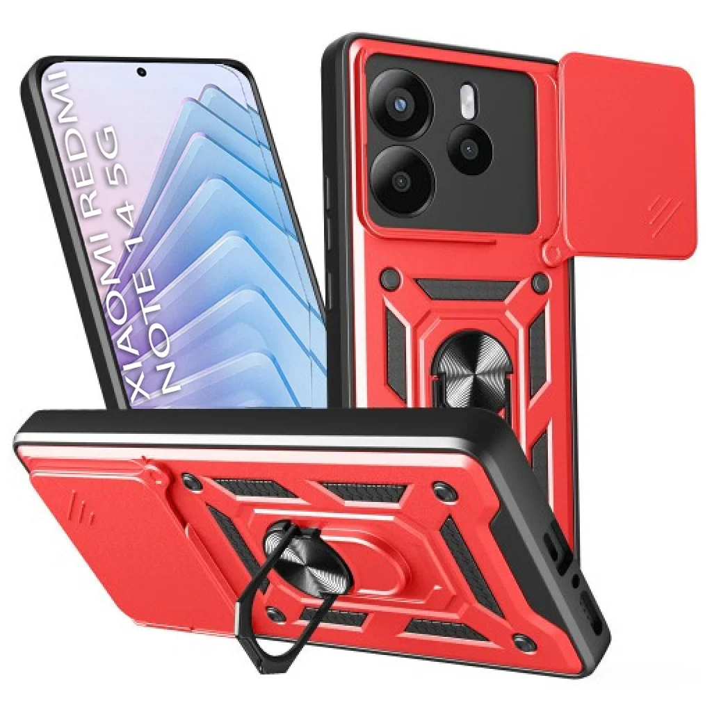 Чохол до мобільного телефона BeCover Military Xiaomi Redmi Note 14 5G Red (713094)