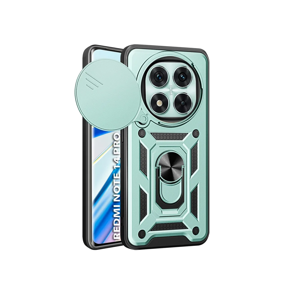 Чохол до мобільного телефона BeCover Military Xiaomi Redmi Note 14 Pro 5G Dark Green (712870)