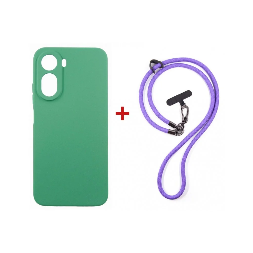 Чохол до мобільного телефона Dengos Case + Cross-body Strap Xiaomi Redmi A7 Pro Mint+Purple (DG-KM-CCRB-54)