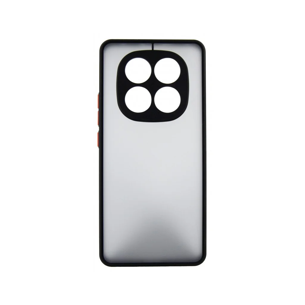 Чохол до мобільного телефона Dengos Matte Xiaomi Redmi Note 14 Pro (Black) (DG-TPU-MATT-156)