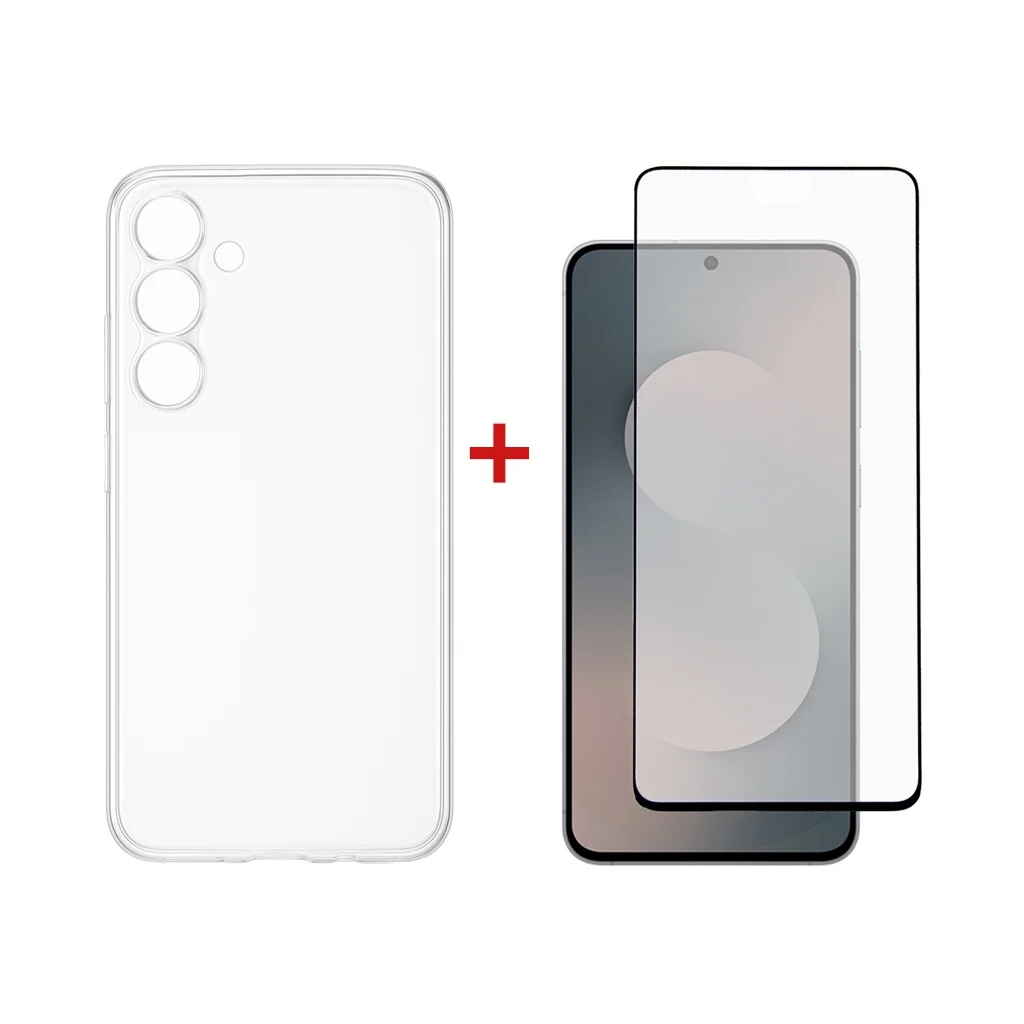 Чохол до мобільного телефона Dengos Samsung Galaxy S25 FE TPU+glass Transparent (DG-KM-172)