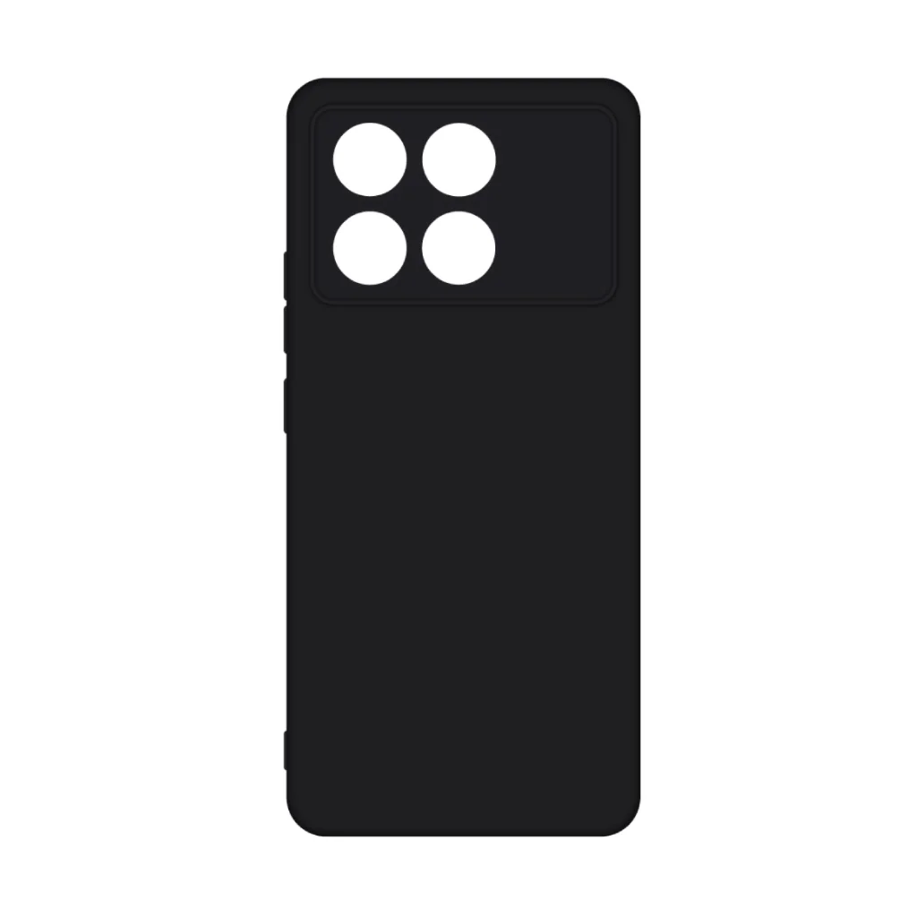 Чохол до мобільного телефона Intaleo Silicone Poco X6 Pro Black (1283126600500)