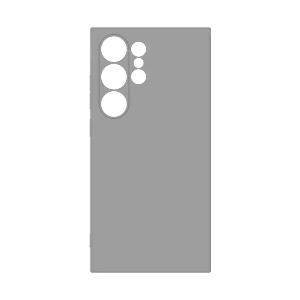 Чохол до мобільного телефона Intaleo Silicone Samsung Galaxy S24 Ultra Grey (1283126600401)