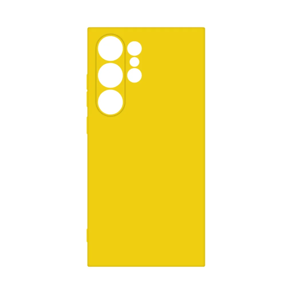 Чохол до мобільного телефона Intaleo Silicone Samsung Galaxy S24 Ultra Yellow (1283126600395)