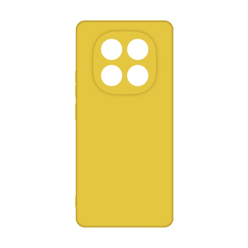 Чохол до мобільного телефона Intaleo Silicone Xiaomi Redmi Note 14 Pro Plus Yellow (1283126617225)