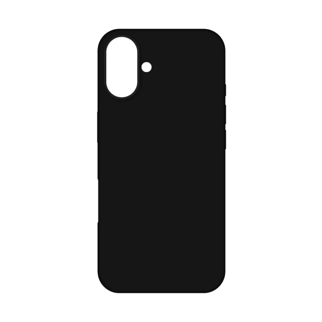 Чохол до мобільного телефона Intaleo SoftShell Apple iPhone 16 Black (1283126609206)