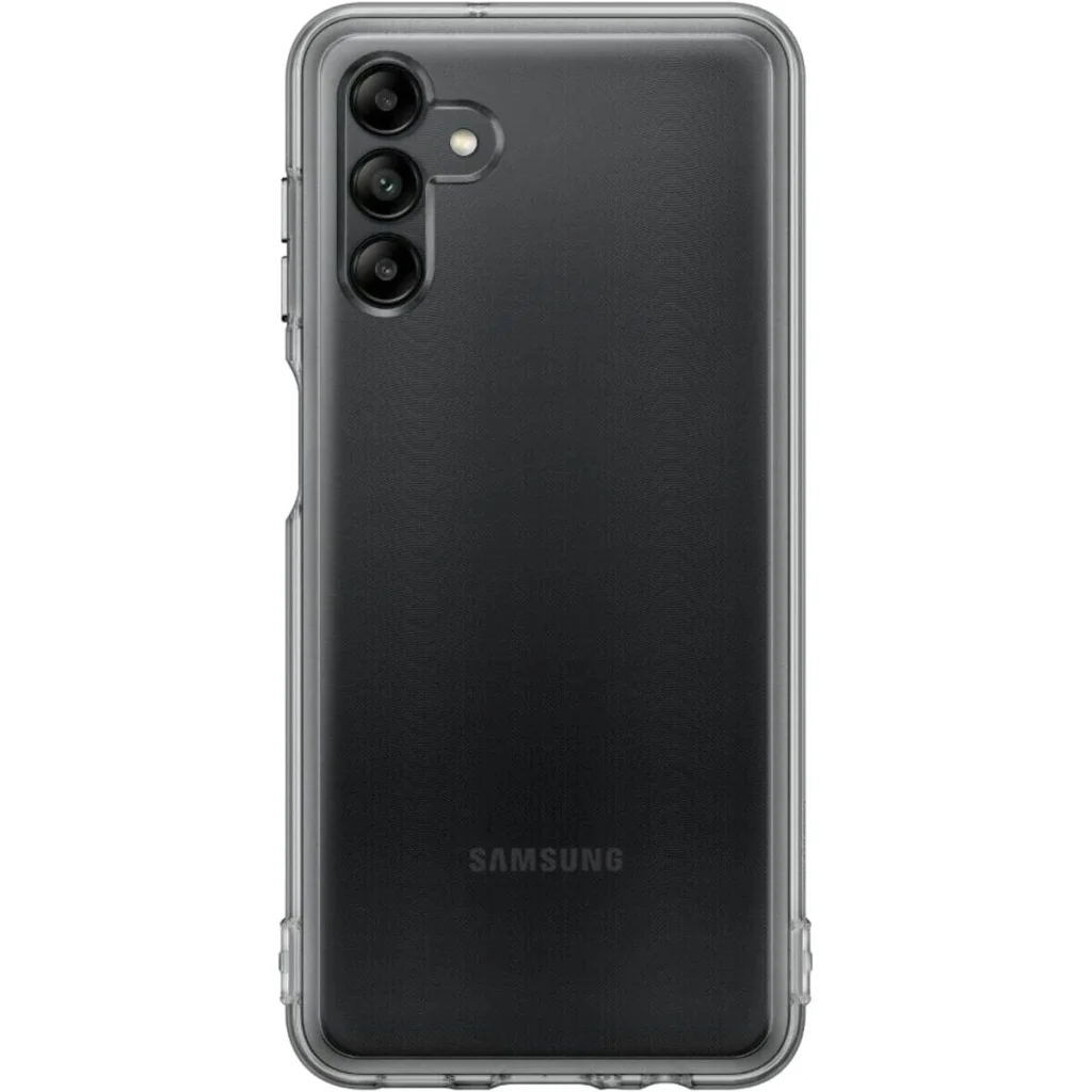 Чохол до мобільного телефона Samsung Samsung A04s Soft Clear Cover Black (EF-QA047TBEGRU)