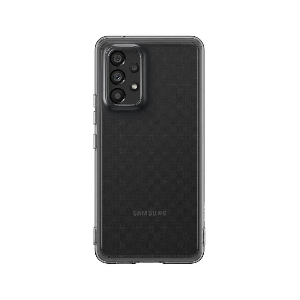 Чохол до мобільного телефона Samsung Soft Clear Cover Samsung Galaxy A53 (A536) Black (EF-QA536TBEGRU)