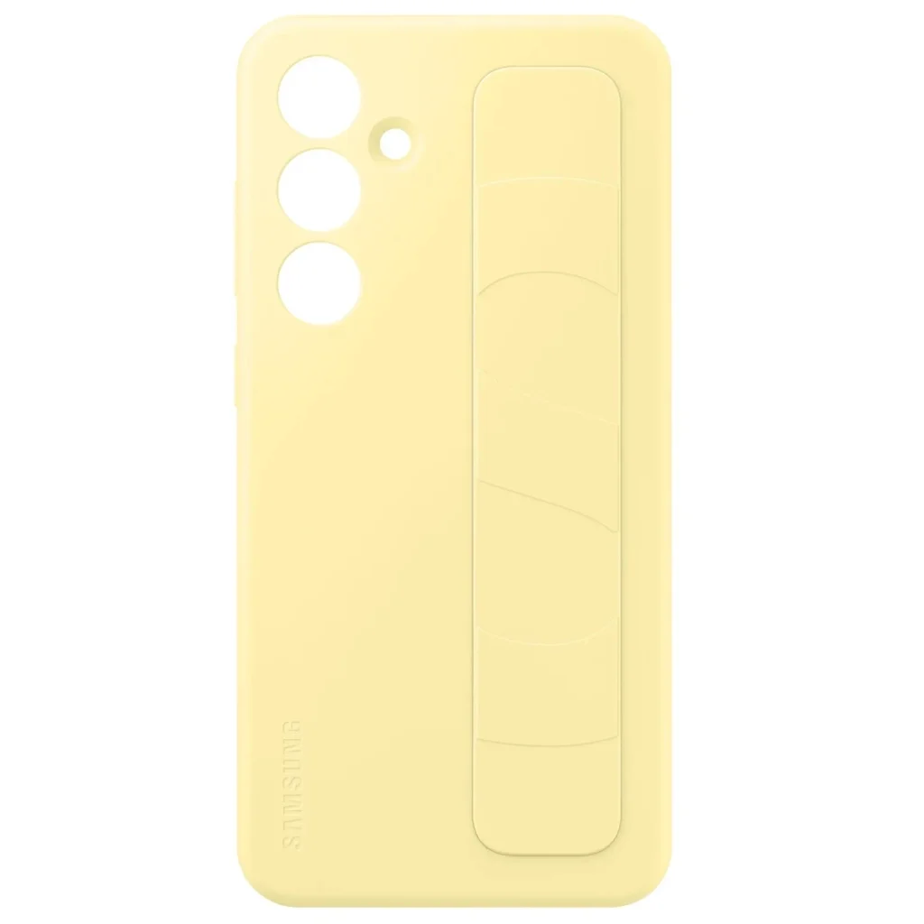 Чохол до мобільного телефона Samsung Standing Grip Case Samsung Galaxy S24 FE Yellow (EF-GS721CYEGWW)