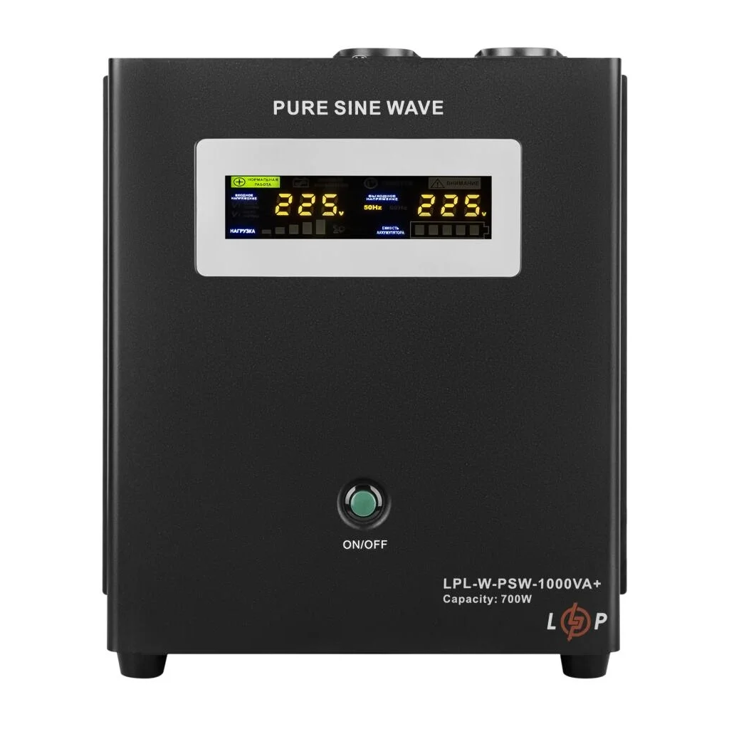 Пристрій безперебійного живлення LogicPower LPL-W-PSW-1000VA+ ( 700W ) 12V (37704)