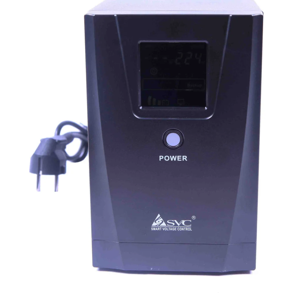 Пристрій безперебійного живлення SVC VP-1500-LCD 1500VA (VP-1500-LCD)