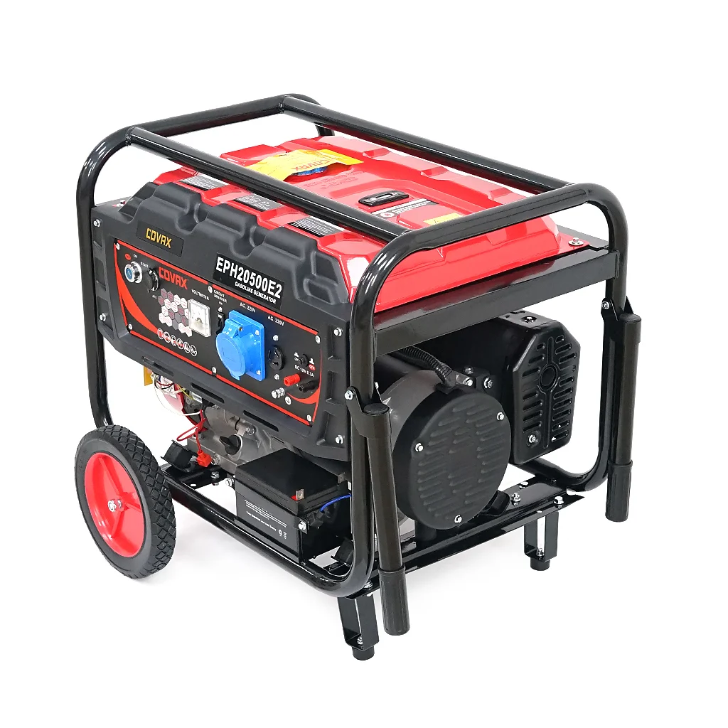 Генератор COVAX EPH20500E2, 9.5kW, 220V, 50Hz, DC12V, 21HP, електро стартер, 25L (EPH20500E2)