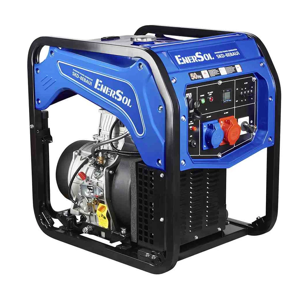 Генератор Enersol дизельний інверторний 1/3ф 8.0kW, ES-198FD, 3000 об/хв, 132 кг (SKD-8EBAUI)