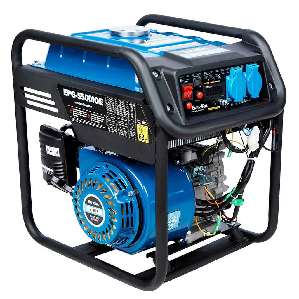 Генератор Enersol інверторний, 5.5kW, двигун. GP236, ручний старт (EPG-5500IO)