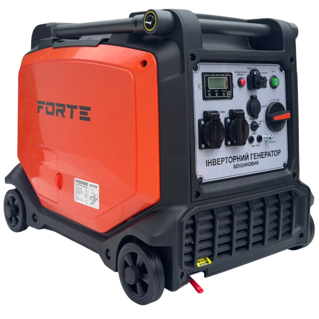Генератор Forte інверторний FG5500iE 4kW, стартер ручний, електричний , 11л. (148251)