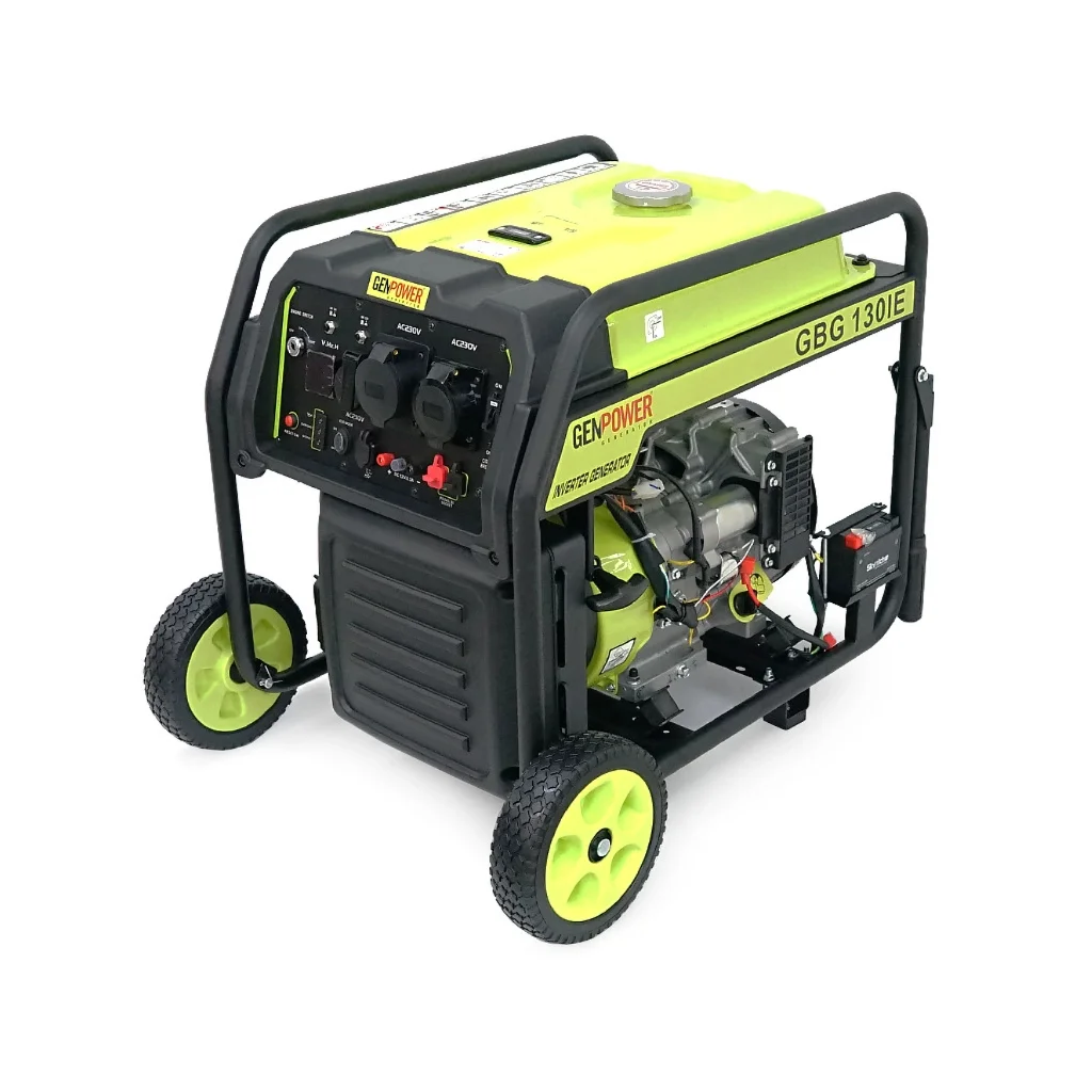 Генератор GenPower інверторний GBG 130IE 10kW, 230V, 50Hz, 33л., електростартер (без АКБ) (GBG 130IE)