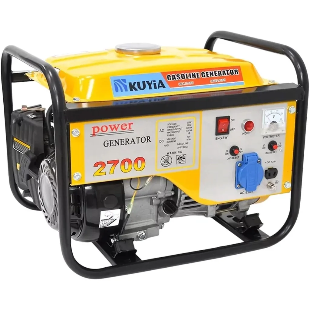 Генератор Kuyia TM1000CL, 110-240V, 50Hz, 0,9-1kW, 5,2л (KYTM1000CL-1F-220-B)