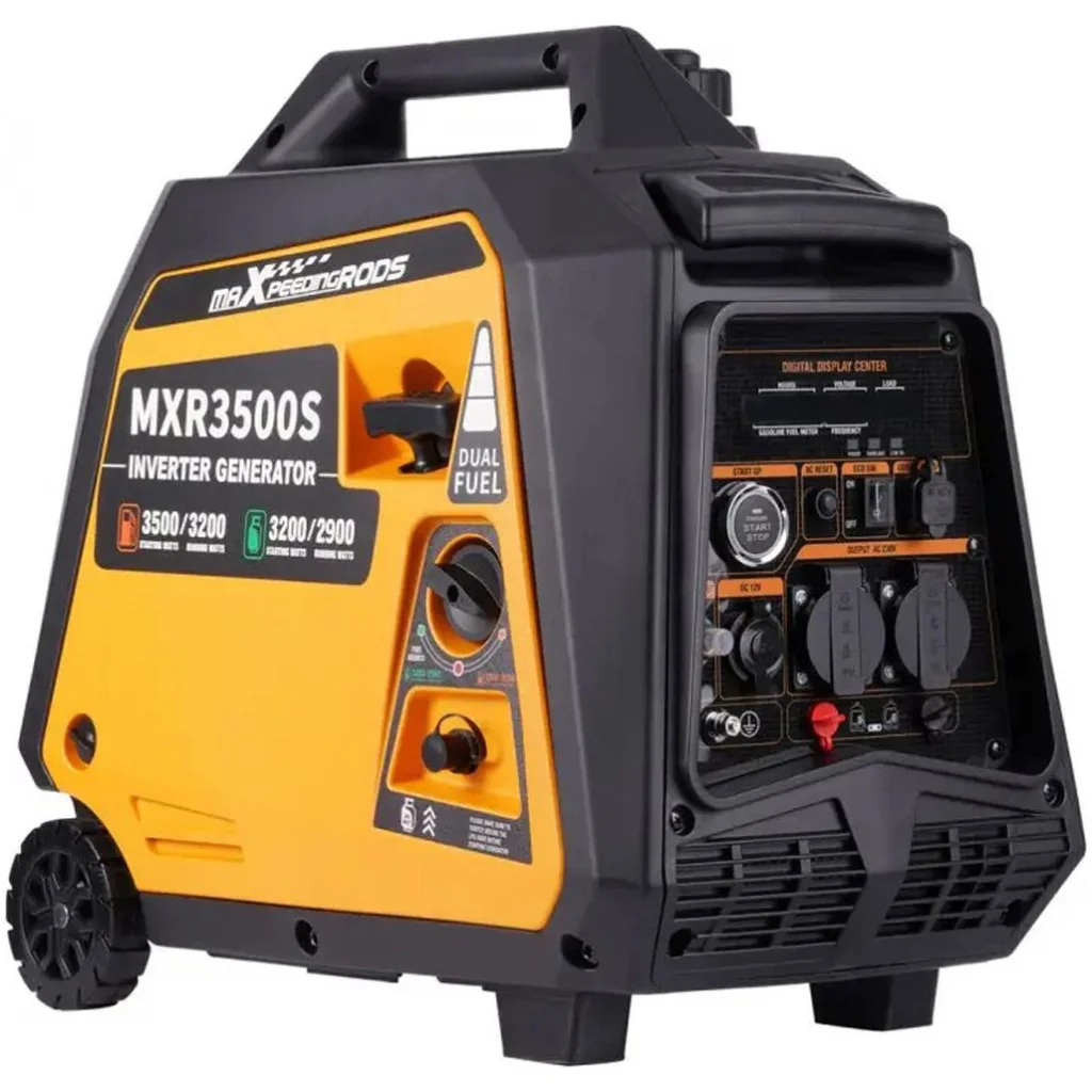 Генератор maXpeedingRODS бензин/газ MXR3500S інверторний (3,2 kW), 220V, 50Hz, 4л, дистанційний запуск (mxr3500S)