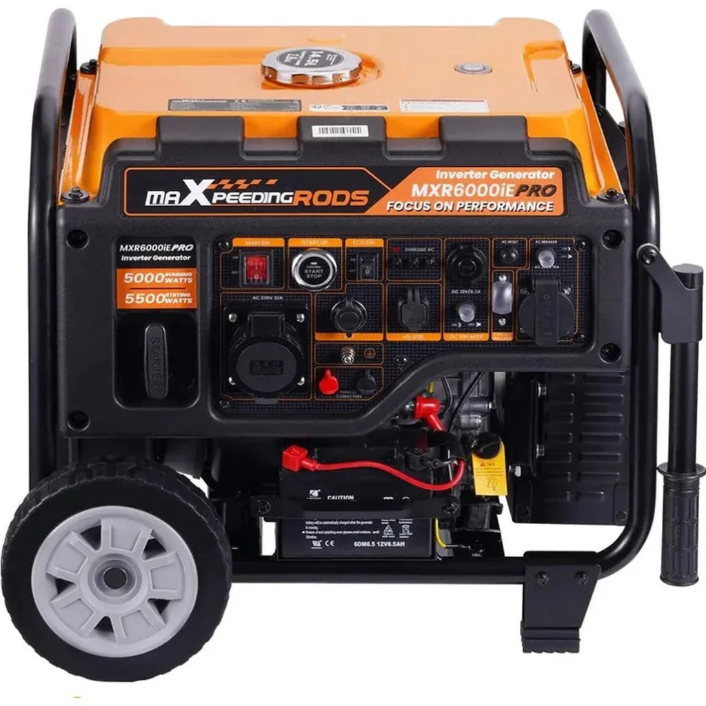 Генератор maXpeedingRODS MXR6000 (5,5kW), 220V, 50Hz, 14,5л, електростартер, ATS (mxr6000iE Pro)