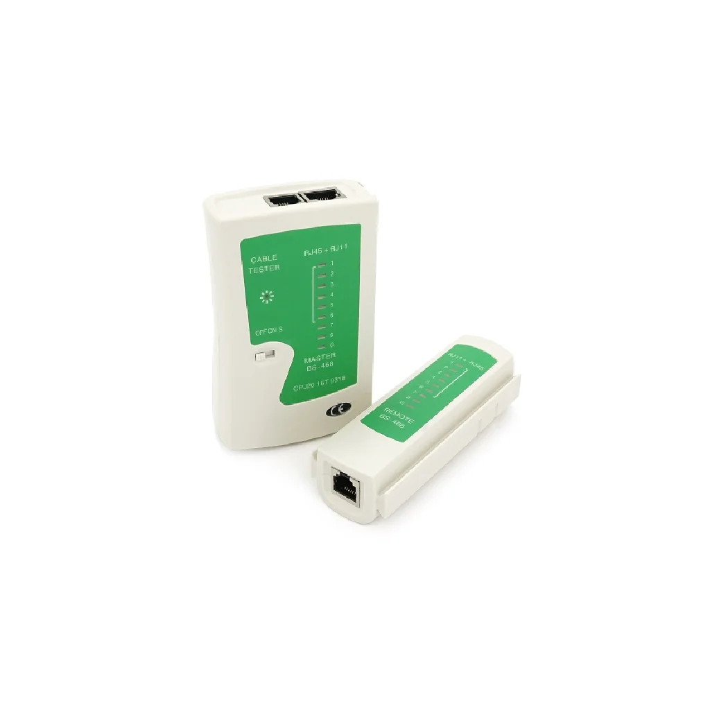 Тестер кабельний RJ45/RJ11 Merlion (YT-NS-468N / 00201)