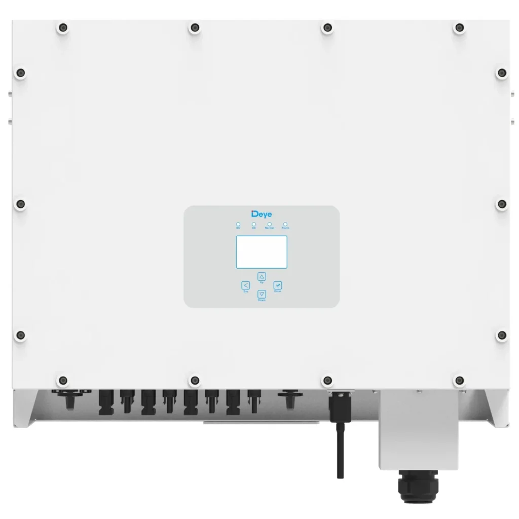 Сонячний інвертор Deye SUN-60K-G04P3-EU-AM4 60KW 4 MPPT Wi-Fi 220/380V, 3ф (SUN-60K-G04P3-EU-AM4)