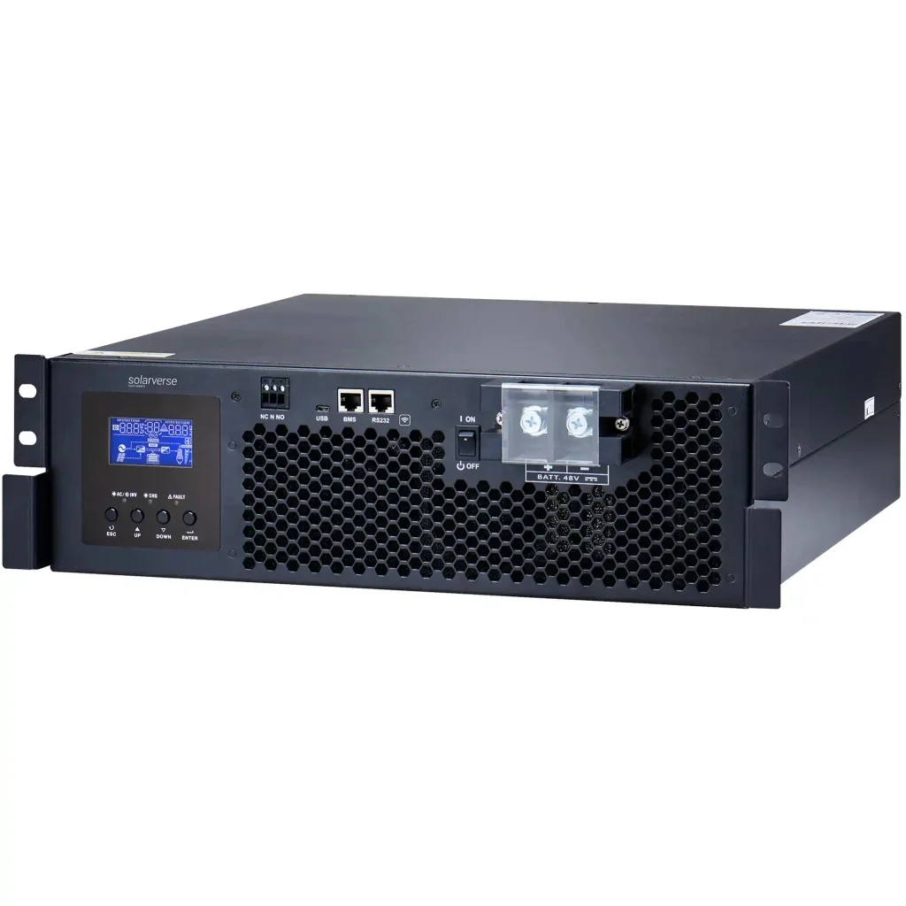 Сонячний інвертор Solarverse Ampere Rack 5kW 48V 1 MPPT 220V 1ф (SV5048UPSR)