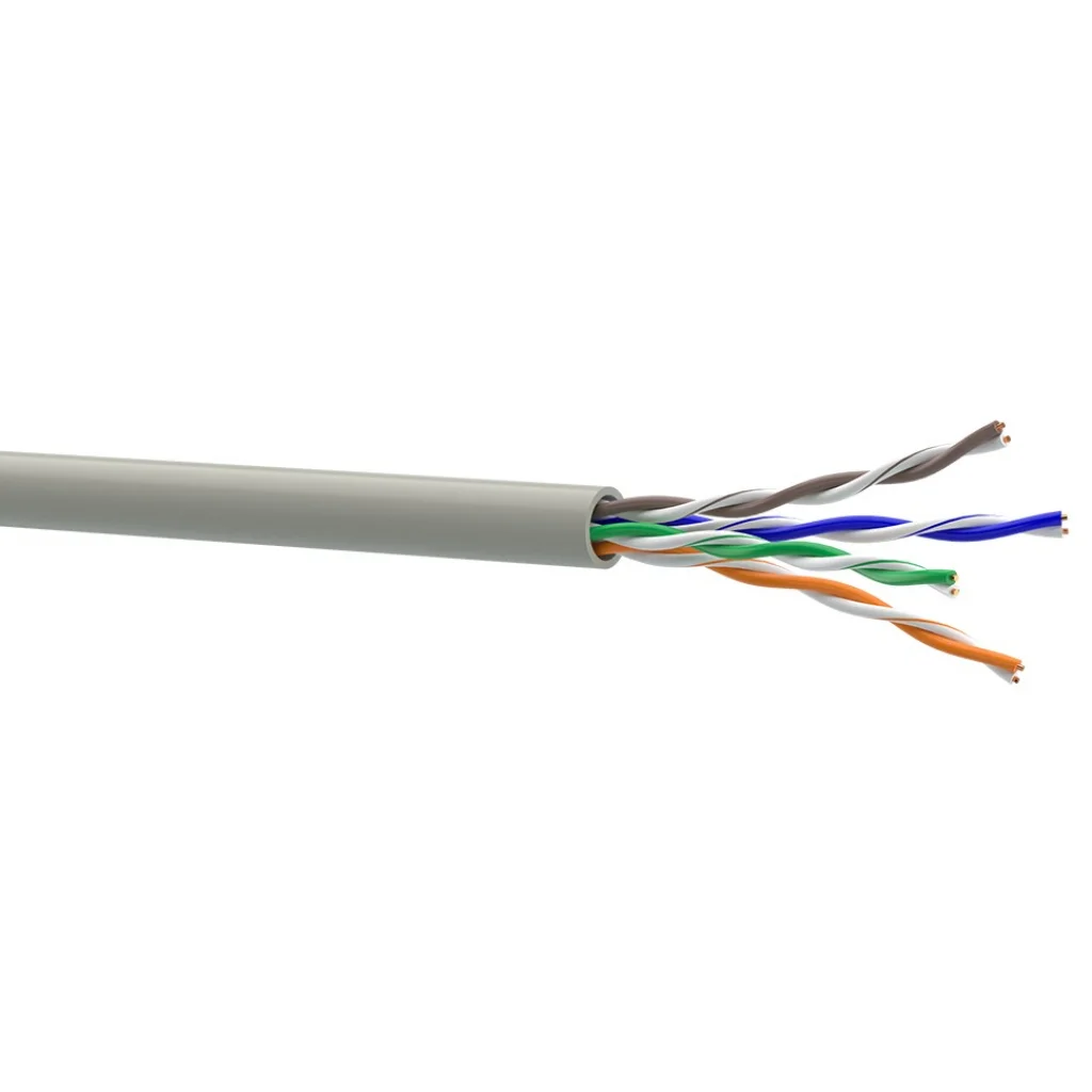 Кабель мережевий OK-Net UTP 305м cat.5e (U/UTP-cat.5Е) (КПВ-ВП (100) 4*2*0,49)