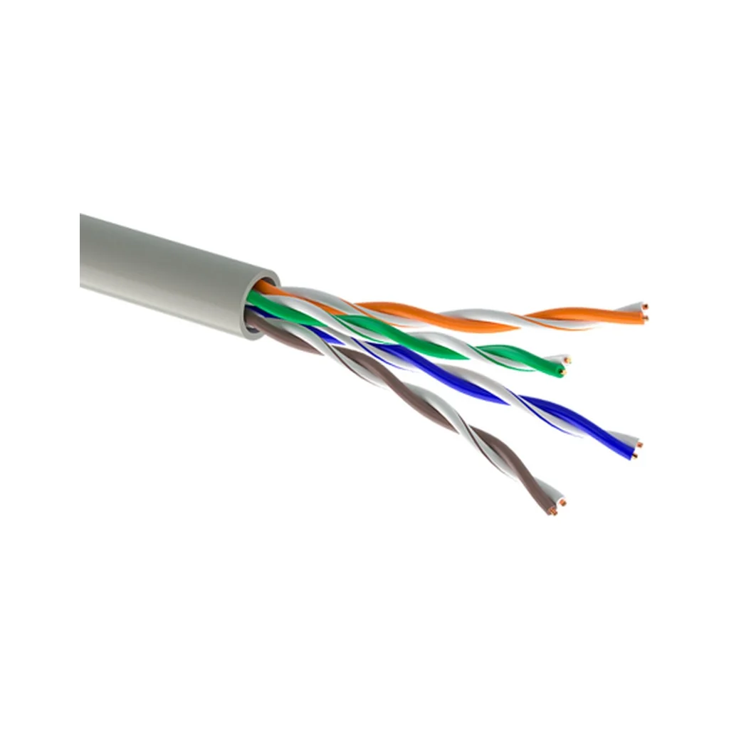 Кабель мережевий OK-Net UTP 305м cat.5e (U/UTP-cat.5Е) (КПВ-ВП (350) 4*2*0,51)