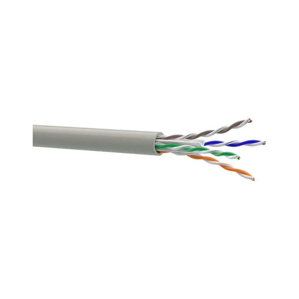 Кабель мережевий OK-Net UTP 305м cat.6 (U/UTP-cat.6) (КПВ-ВП (250) 4*2*0,51)