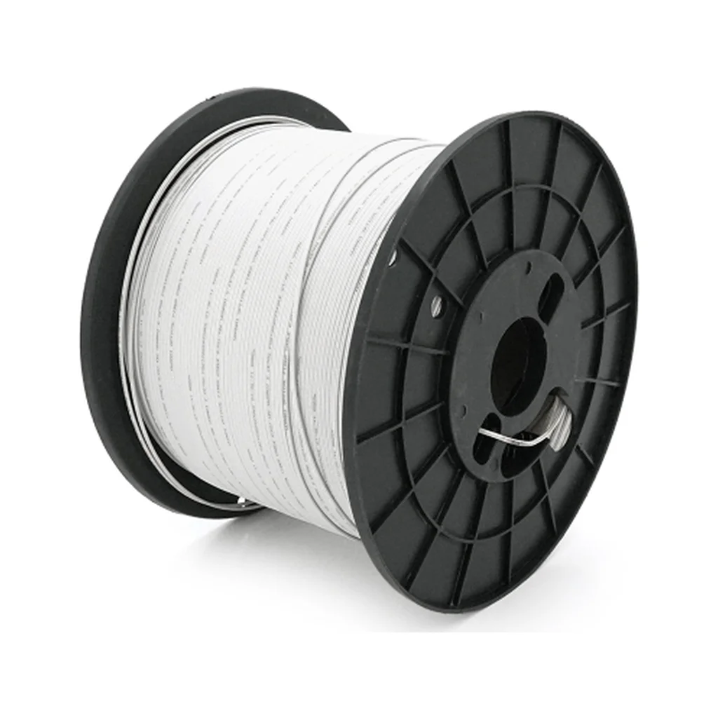 Кабель мережевий PiPo FTTH 1-волоконний, 1.0 кН, 1км=1бхт, White (GJFXH-1B6a / 31426)