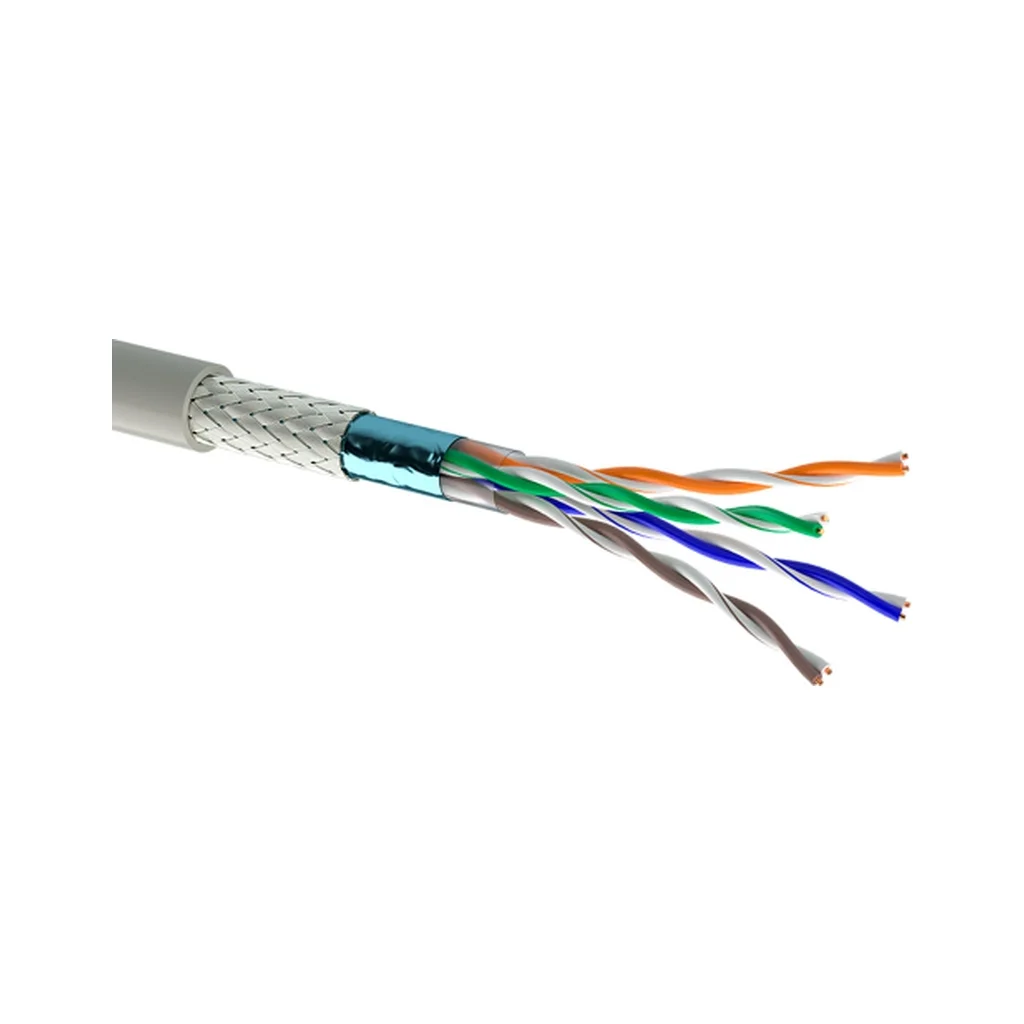 Кабель мережевий SFTP cat.5e, 305м (SF/UTP-cat.5E) OK-Net (КПВЭО-ВП (200) 4*2*0,51)