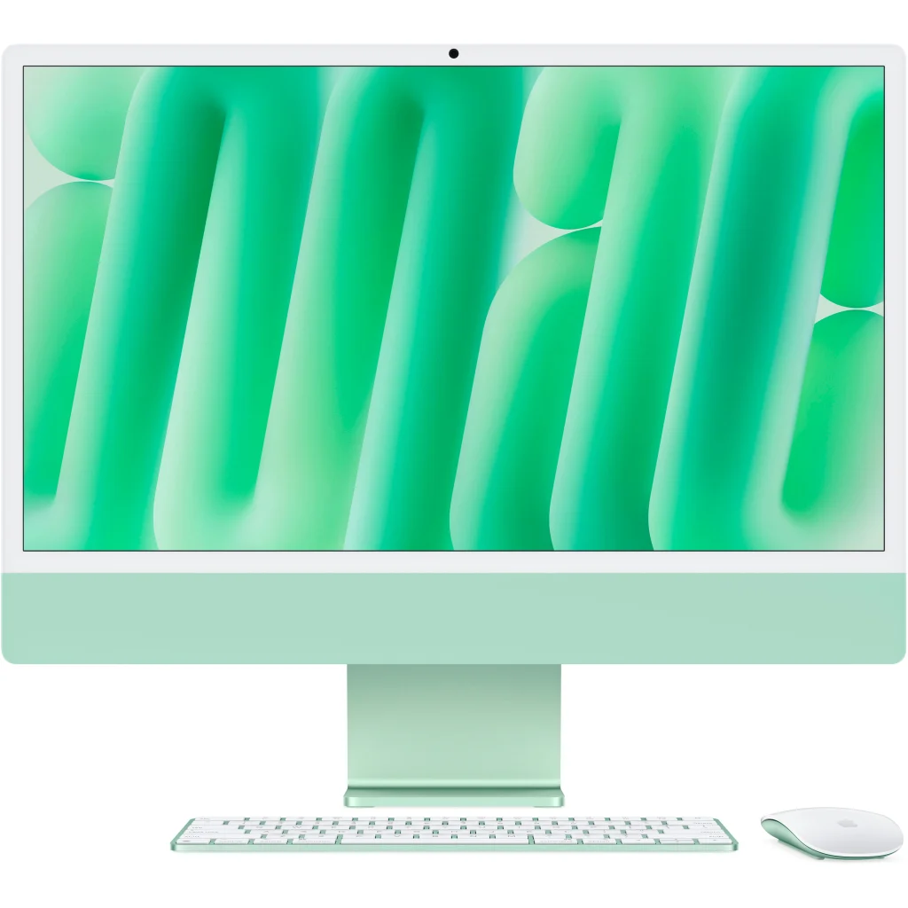 Комп'ютер Apple 24" iMac Retina 4.5K / Apple M4 (8-c/CPU, 8-c/GPU), 16, 256, Green, A3247 (MWUE3UA/A)