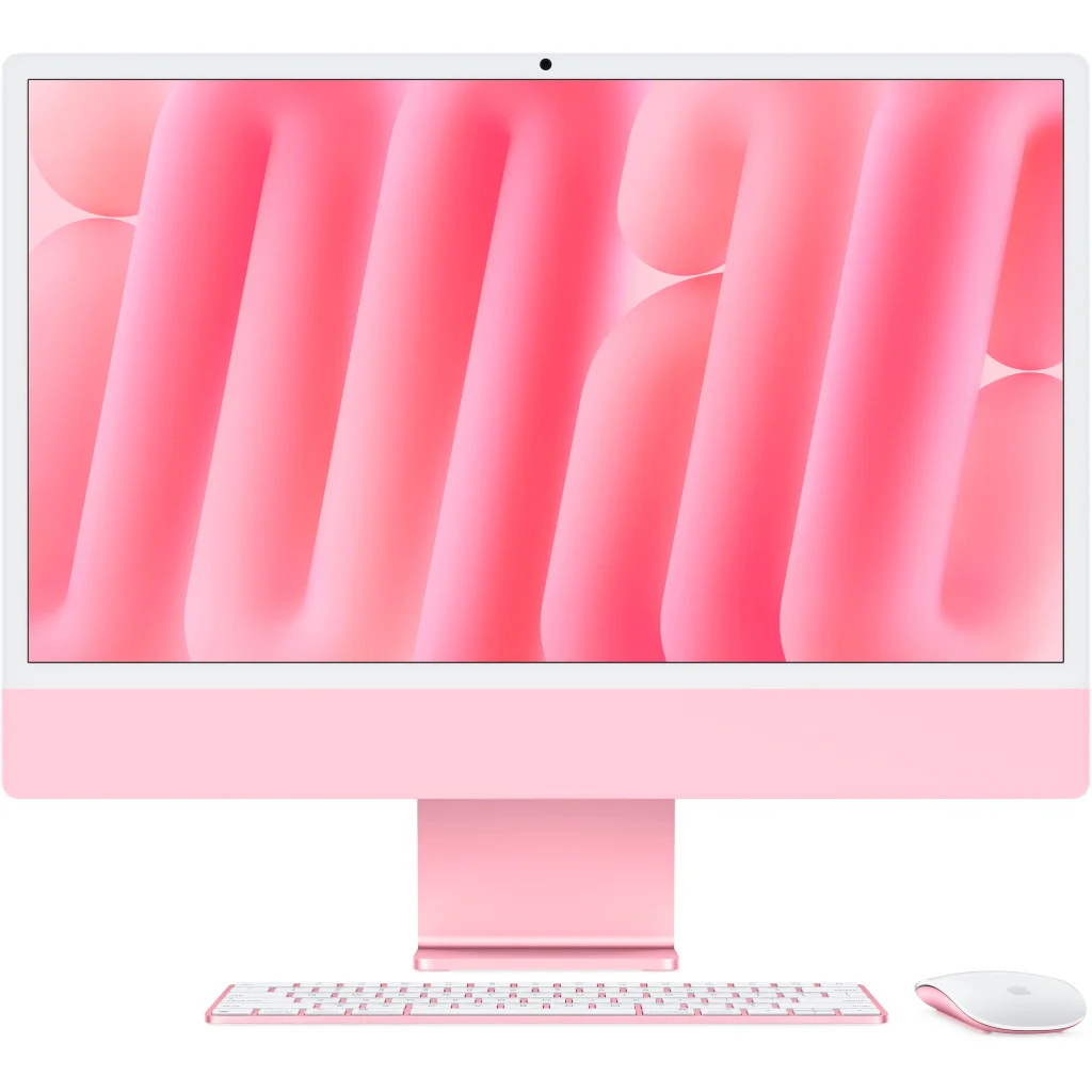 Комп'ютер Apple 24" iMac Retina 4.5K / Apple M4 (8-c/CPU, 8-c/GPU), 16, 256, Pink, A3247 (MWUG3UA/A)