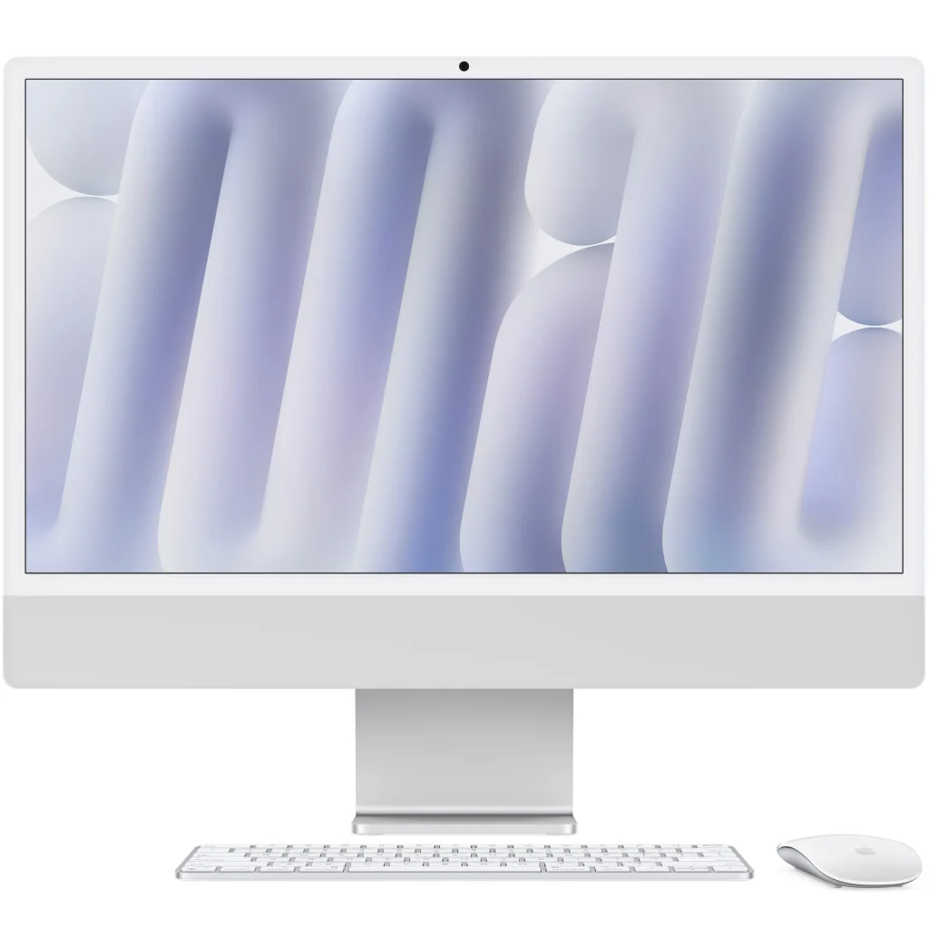 Комп'ютер Apple 24" iMac Retina 4.5K / Apple M4 (8-c/CPU, 8-c/GPU), 16, 256, Silver (MWUC3UA/A)