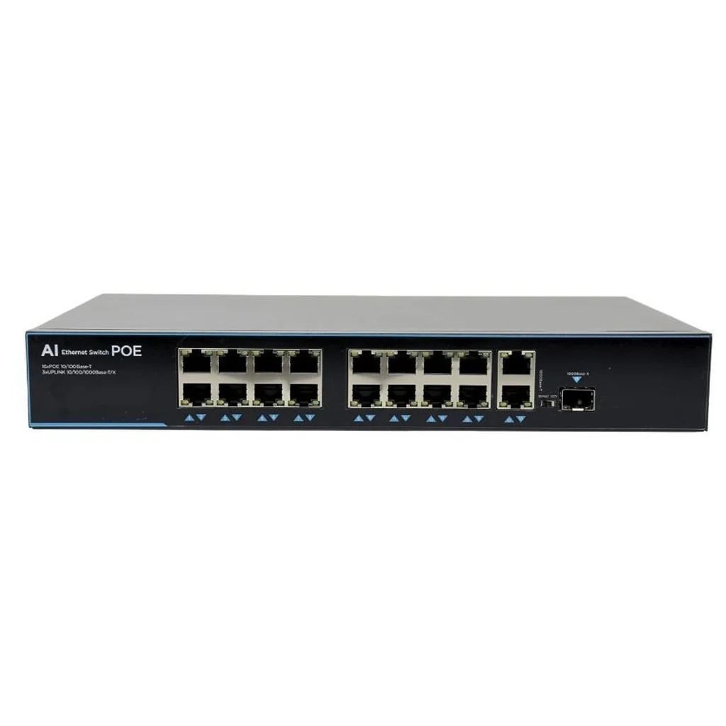 Комутатор мережевий Atis PoE-1018-16P-1S/250 AI