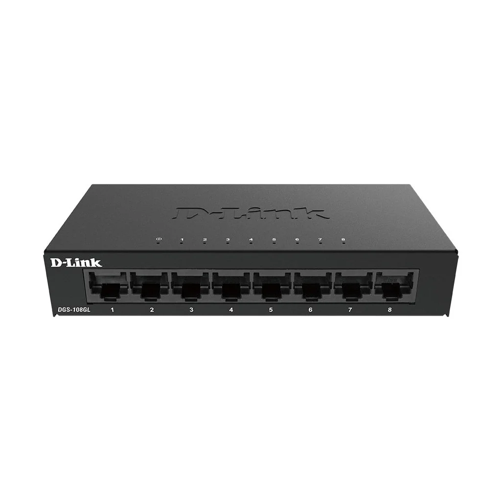 Комутатор мережевий D-Link DGS-108GL